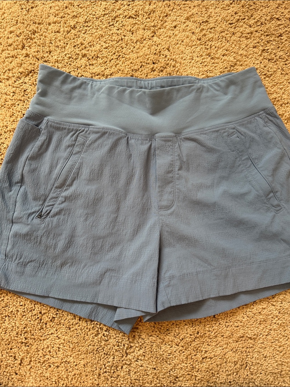 Athleta Slate-Blue Trekkie North Shorts